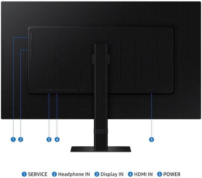 Monitor Samsung ViewFinity 32" S7 S70D VA UHD 4K 60Hz 5ms image number 8