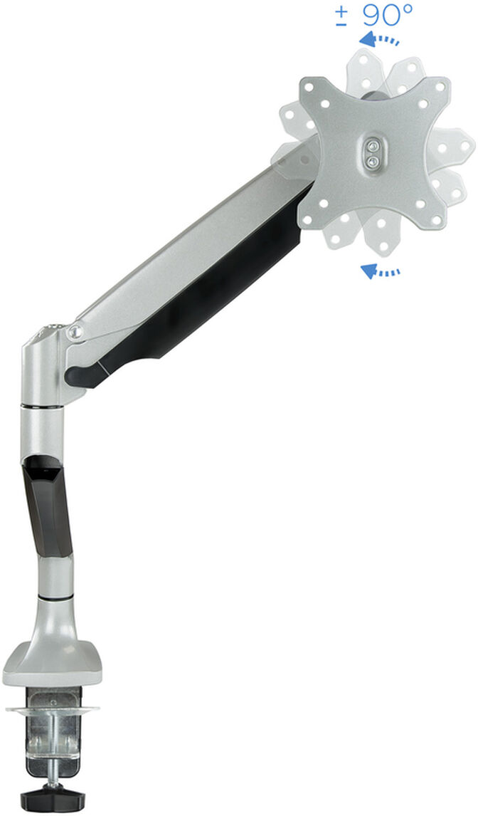 Suporte de Mesa Tooq Tilt e Girat&oacute;rio 13" a 32" Max. 9kg Preto image number 2