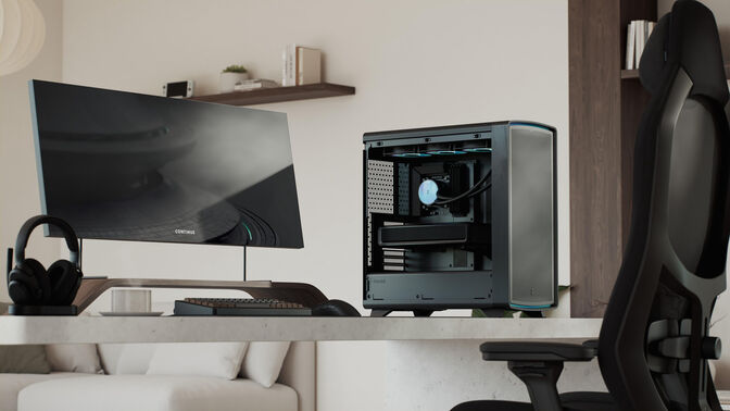Water Cooler CPU Fractal Design Radius 360 RGB Preto image number 5