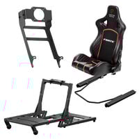 Bundle Asetek SimSports Cockpit + Assento Initium Forte + Suporte Monitor + Slider