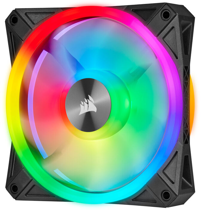 Ventoinha Corsair iCUE QL120 RGB PWM Preto 120mm image number 4