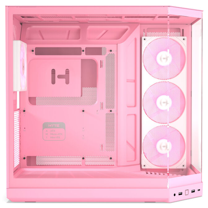 Caixa E-ATX Hyte Y50 Vidro Temperado Strawberry Milk image number 4