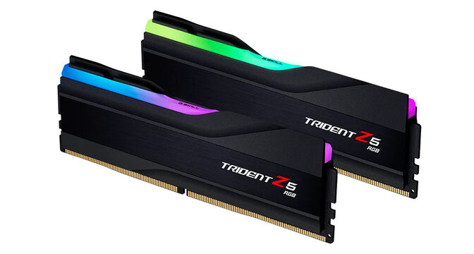 G.Skill Kit 32GB (2 x 16GB) DDR5 6400MHz Trident Z5 RGB CL32 Black image number 2
