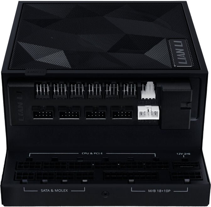 Fonte Modular Lian Li Edge 1200W 80+ Gold Preto image number 6