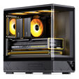 Caixa Micro-ATX Jonsbo D200 Vidro Temperado Preto image number null