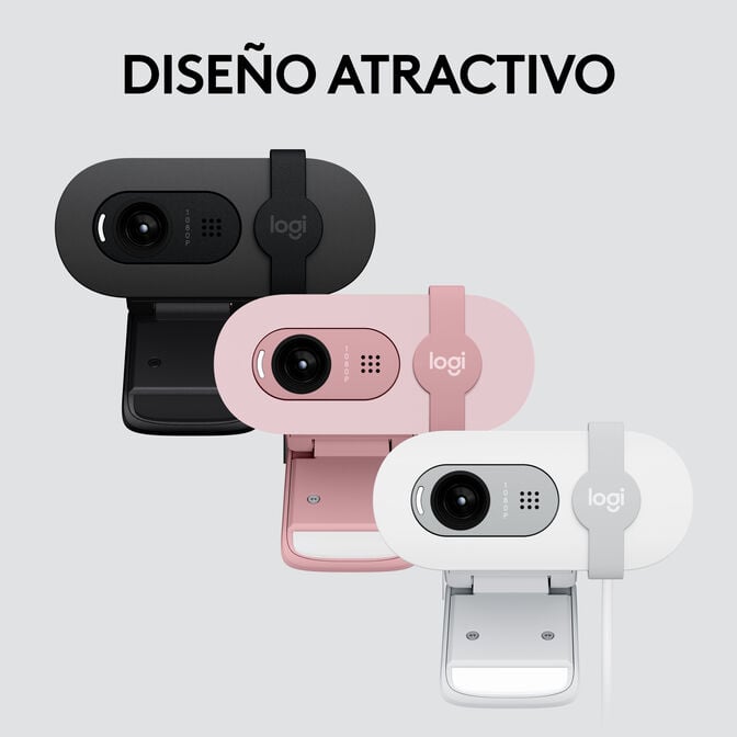 Webcam Logitech Brio 100 Full HD 1080p USB Rosa image number 12
