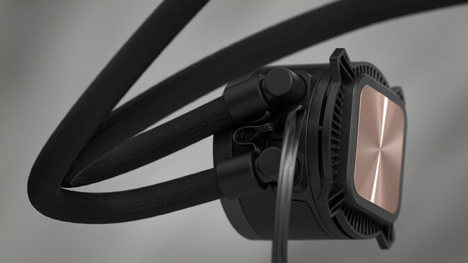 Water Cooler CPU Fractal Design Radius 240 RGB Preto image number 8