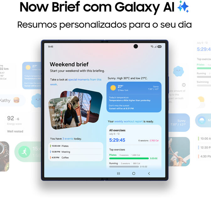 Smartphone Samsung Galaxy Z Fold 7 5G 8.0" (12 / 1TB) 120Hz Azul Escuro image number 4
