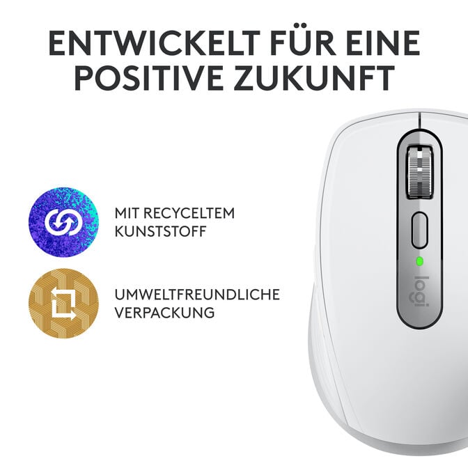 Rato Logitech MX Anywhere 3S Wireless Pale Grey image number 14