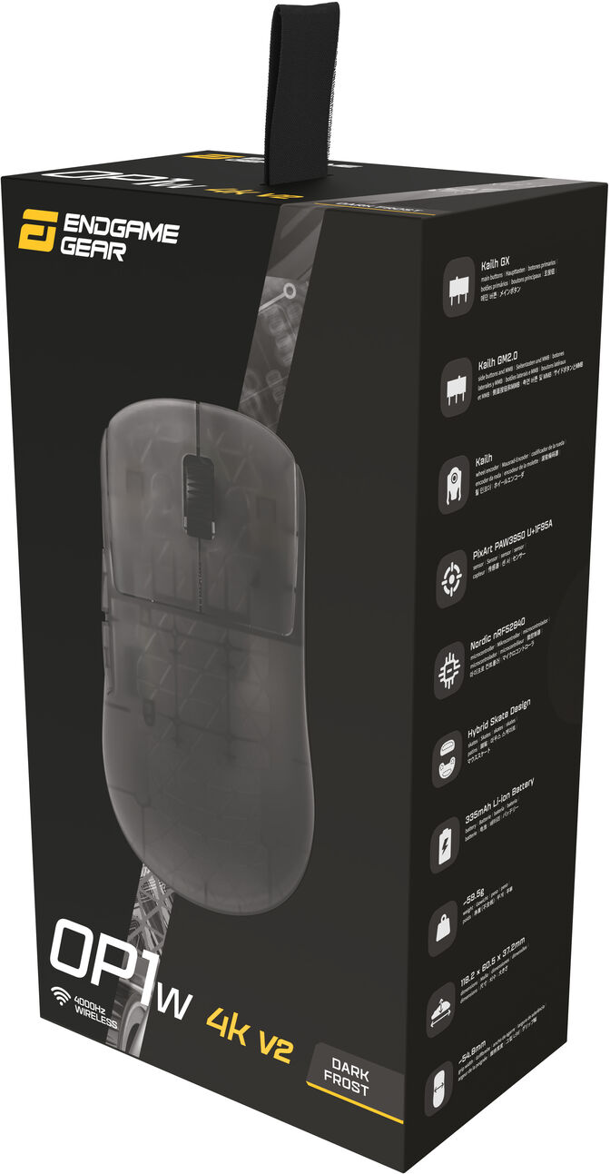 Rato Gaming Endgame Gear OP1w 4k V2 Wireless  - Dark Frost image number 18