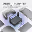 Router de Viagem GL.iNet GL-AXT1800 Slate AX Wireless AX1800 Wi-Fi 6 Dual Band image number null