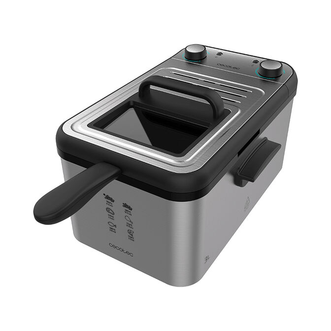 Fritadeira a &Oacute;leo Cecotec CleanFry Infinity 3000 3L 2400W image number 0