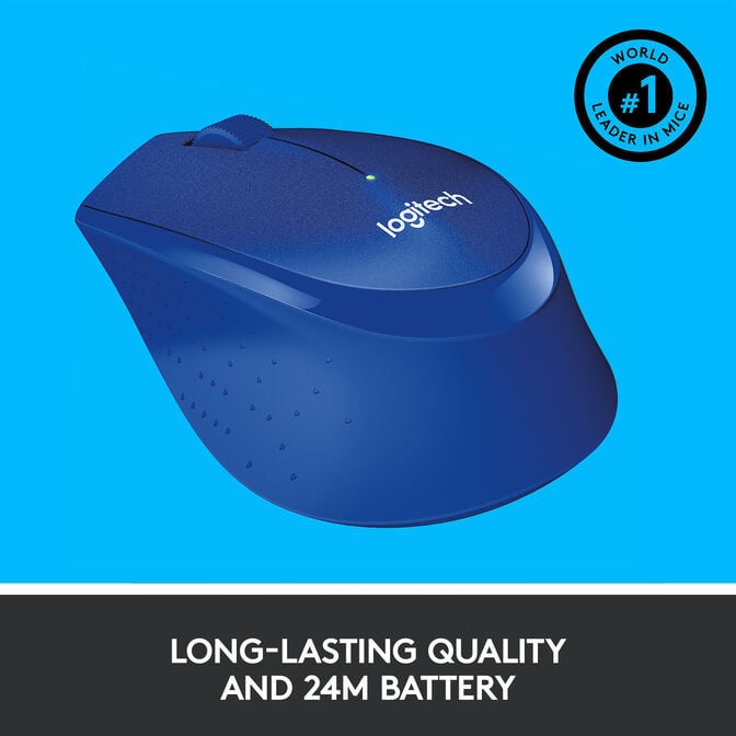 Rato Logitech M330 Silent Plus 1000DPI Wireless Azul image number 6