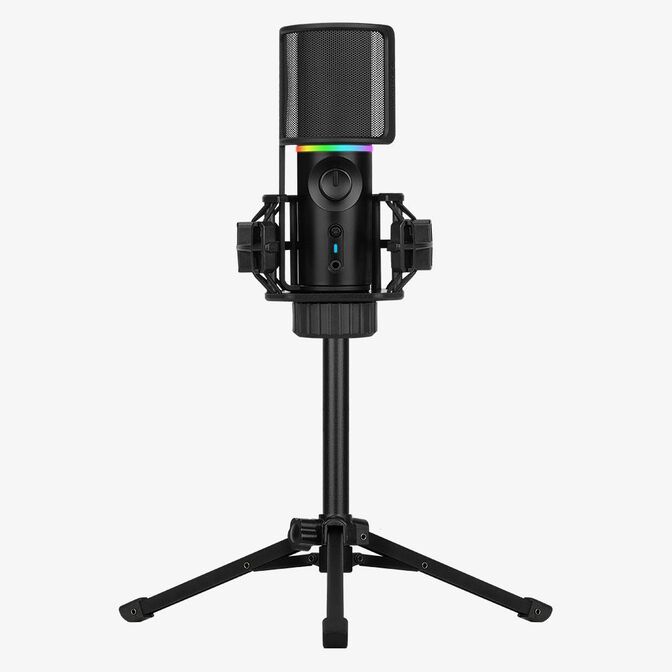 Microfone Streamplify MIC RGB Tripod - Preto image number 1