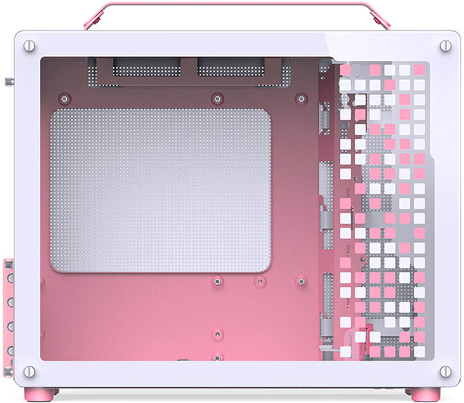 Caixa Micro-ATX Jonsbo Z20 Branco/Rosa image number 2