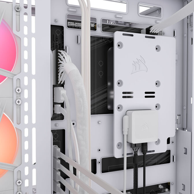 Caixa E-ATX Corsair 3500X LXR Link RGB Branca Vidro Temperado image number 13