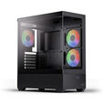 Caixa ATX Aerocool P500D Digi ARGB Vidro Temperado Preto image number null