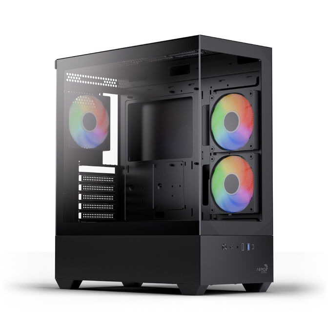 Caixa ATX Aerocool P500D Digi ARGB Vidro Temperado Preto image number 0