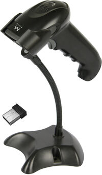 Leitor C&oacute;digo Barras Ewent EW3431 Wireless Laser 2D c/ base