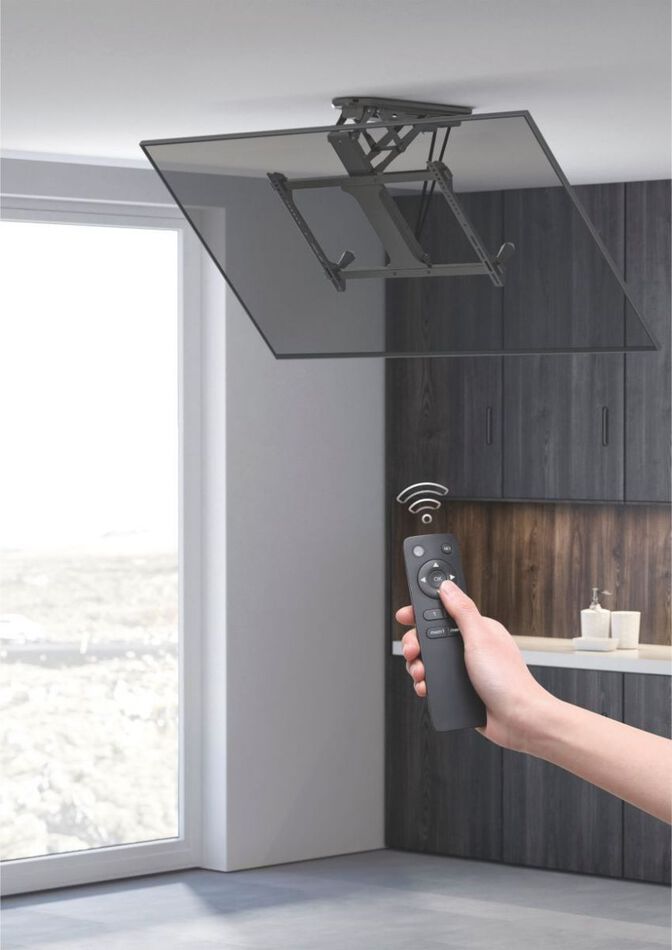 Suporte de Parede Equip para TV 32" a 70" Motorizado c/Comando M&aacute;x. 35kg image number 6