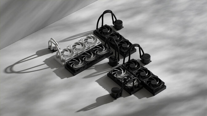 Water Cooler CPU Fractal Design Radius 240 RGB Preto image number 9