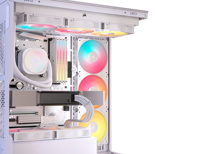 Caixa E-ATX Corsair 3500X RSR ARGB Branca Vidro Temperado image number 10