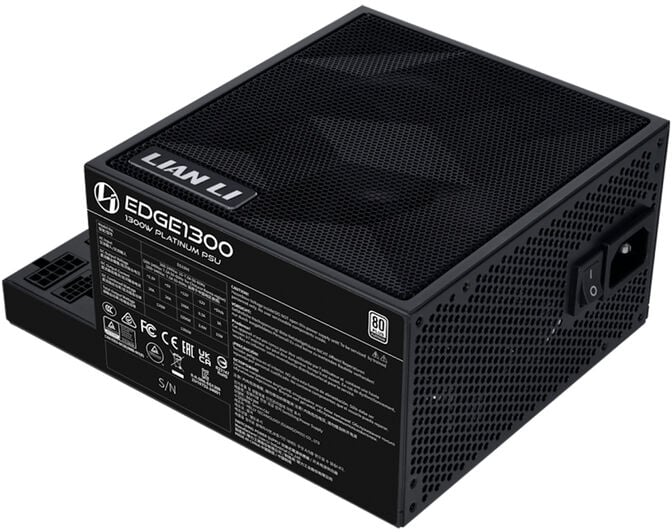 Fonte Modular Lian Li Edge 1300W 80+ Platinum Preto image number 2
