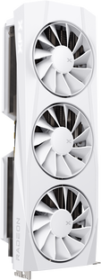 Gr&aacute;fica XFX Radeon RX 9070 XT Quicksilver Gaming White Triple Fan 16GB GDDR6 image number null