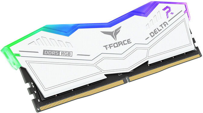 Team Group Kit 32GB (2 x 16GB) DDR5 7200MHz Delta RGB Branco CL34 image number 3