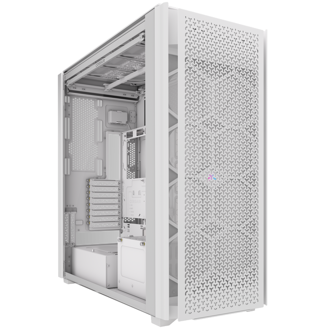 Caixa E-ATX Corsair 9000D RGB Airflow Branca Vidro Temperado image number 0