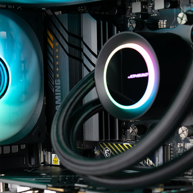 Computador AURA Gamer-PC Jonsbo Ryzen 5 7500F 32GB DDR5 1TB RTX 5060 WiFi W11 image number 3