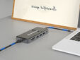HUB USB Conceptronic 12-in-1 USB-C 3.2 > 3x USB-A 3.0 + 2x HDMI + VGA + USB 2.0 + Gigabit + USB-C (PD100W) + Leitor de Cart&otilde;es + &Aacute;udio image number null