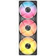 Ventoinha Corsair iCUE Link RS360 II Unified Frame Pretas ARGB PWM Tripla Vento&iacute;nha 120mm (360mm) image number null