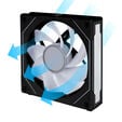 Ventoinha Lian Li UNI FAN SL120 Infinity RGB Reverse Blade PWM Preto 120mm (Pack 3) image number null