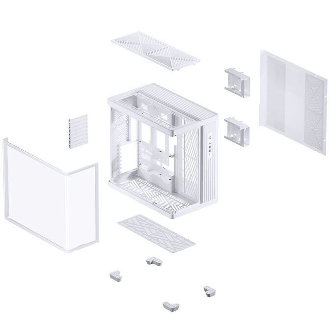 Caixa ATX Jonsbo TK-4 Vidro Temperado Branco image number 17