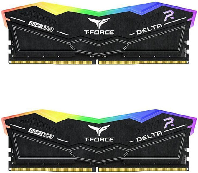 Team Group Kit 32GB (2 x 16GB) DDR5 6600MHz Delta RGB Preto CL34 image number 0