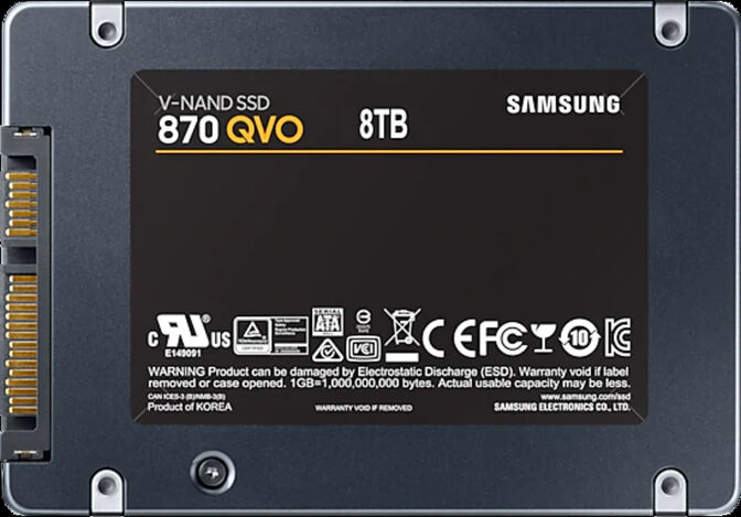 SSD Samsung 870 QVO 8TB SATA III (560/530MB/s) image number 1