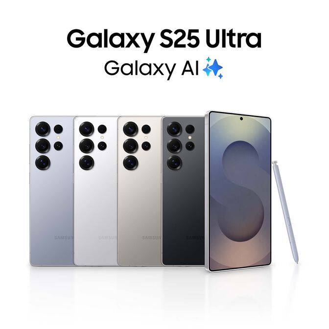 Smartphone Samsung Galaxy S25 Ultra  6.9" (12 / 512GB) 120Hz Branco Prateado Tit&acirc;nio image number 2