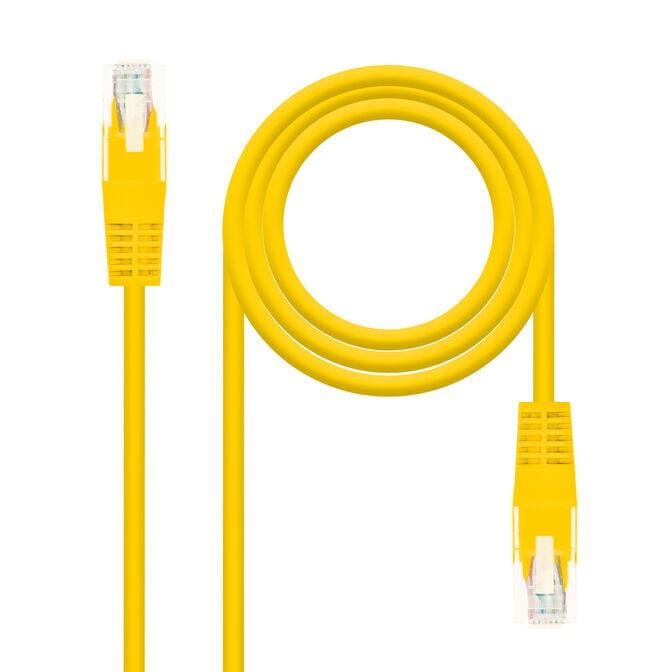 Cabo de Rede Nanocable RJ45 CAT.6 UTP AWG24 3 M Amarelo image number 0