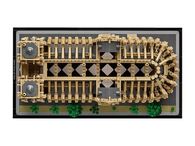 LEGO Architecture: Notre-Dame de Paris, 4383 Pe&ccedil;as (21061) image number 4