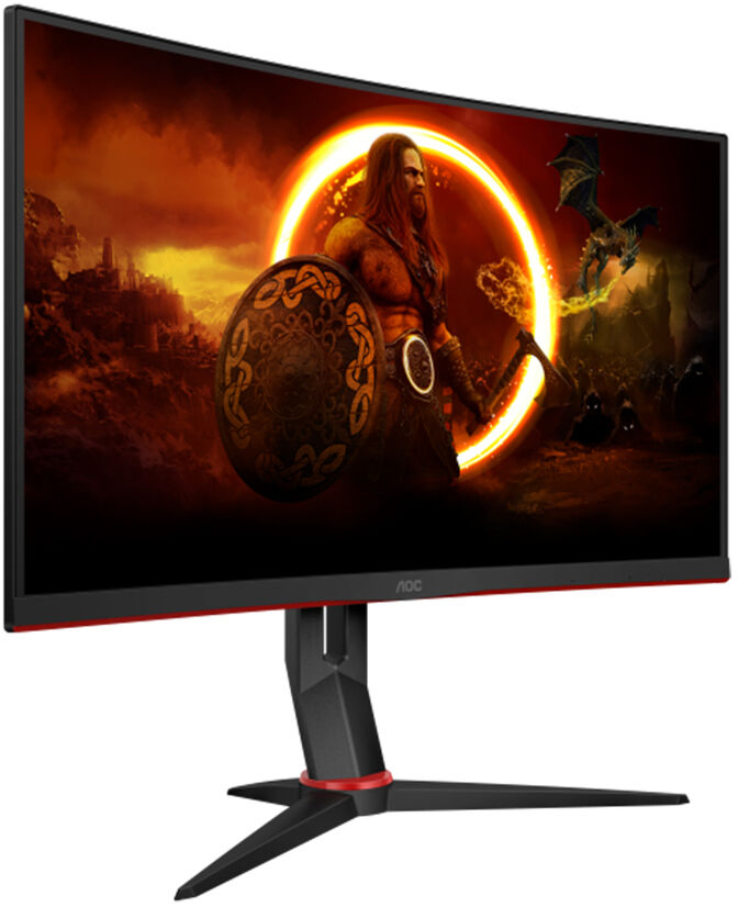 Monitor Curvo AOC Gaming 27" C27G2Z3/BK Fast VA FHD 280Hz 0.5ms image number 2