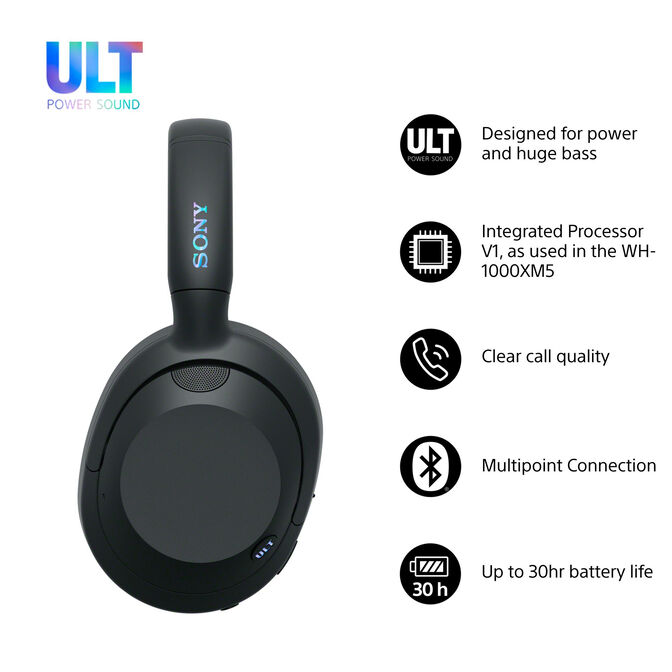 Auscultadores Sem Fios Sony WH-ULT900N ULT Wear ANC Preto image number 1