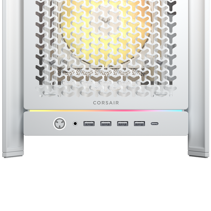 Caixa E-ATX Corsair Frame 5000D RS ARGB Airflow Branca Vidro Temperado image number 2