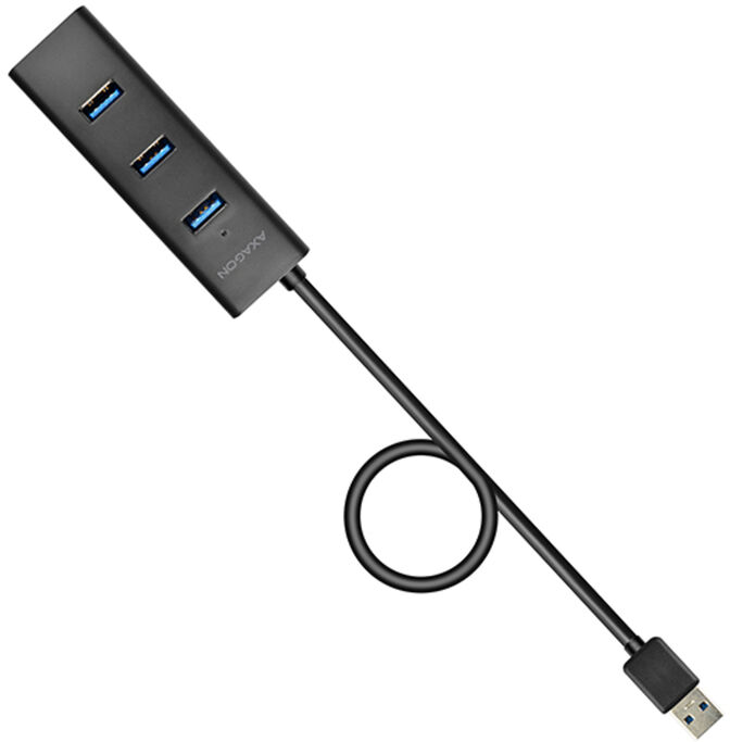 USB-A-Hub AXAGON HUE-S2BL, 4x USB 3.0 - 1.2m image number 1