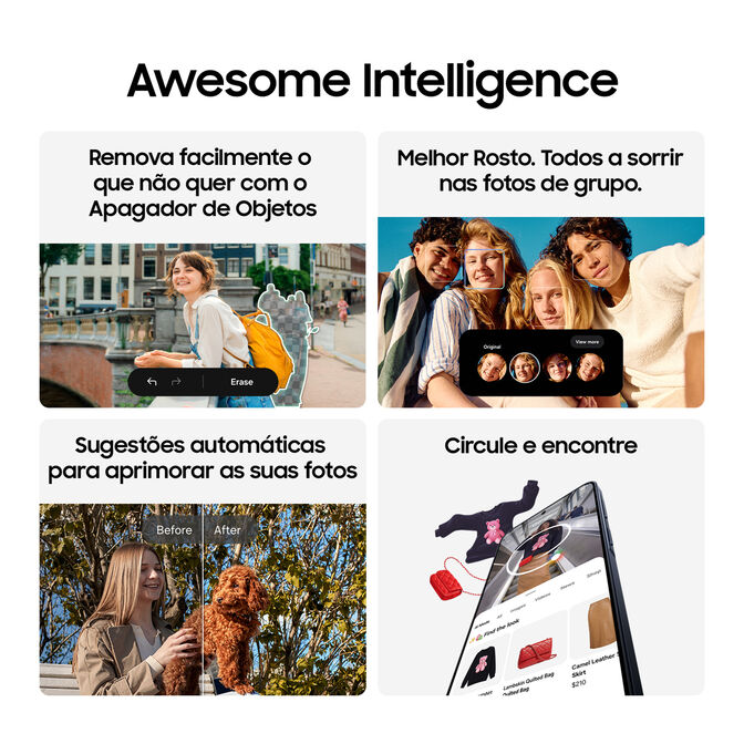 Smartphone Samsung Galaxy A57 5G 6.7" (8 / 128GB) 120Hz Azul Escuro image number 3