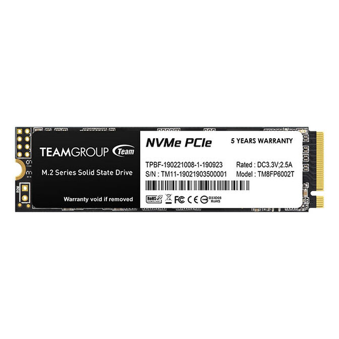 SSD Team Group MP33 256GB M.2 NVMe (1600/1000MB/s) image number 0