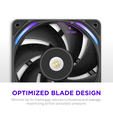 Ventoinha NZXT F240X Perfomance RGB Single-Frame Pretas - Dupla Vento&iacute;nha 120mm (240mm) image number null