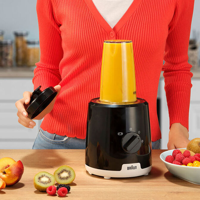 Liquidificadora Braun PowerBlend 1 JB 1051 BK Preto image number 3