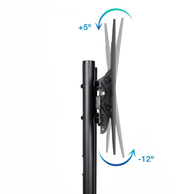 Suporte M&oacute;vel Tooq RAMS&Eacute;S 37" a 70" M&aacute;x 50Kg Preto image number 3