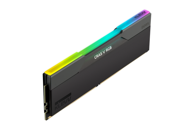 KLEVV Kit 32GB (2 x 16GB) DDR5 CRAS V 6400MHz CL30 RGB Obsidian Black (Intel XMP/AMD Expo) image number 5